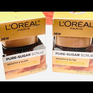 2X25$🤩🤩New!!!L'Oreal Paris Pure Sugar Scrub: Nourishes and softens.